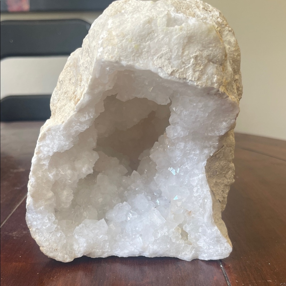 Natural White Geode Crystal